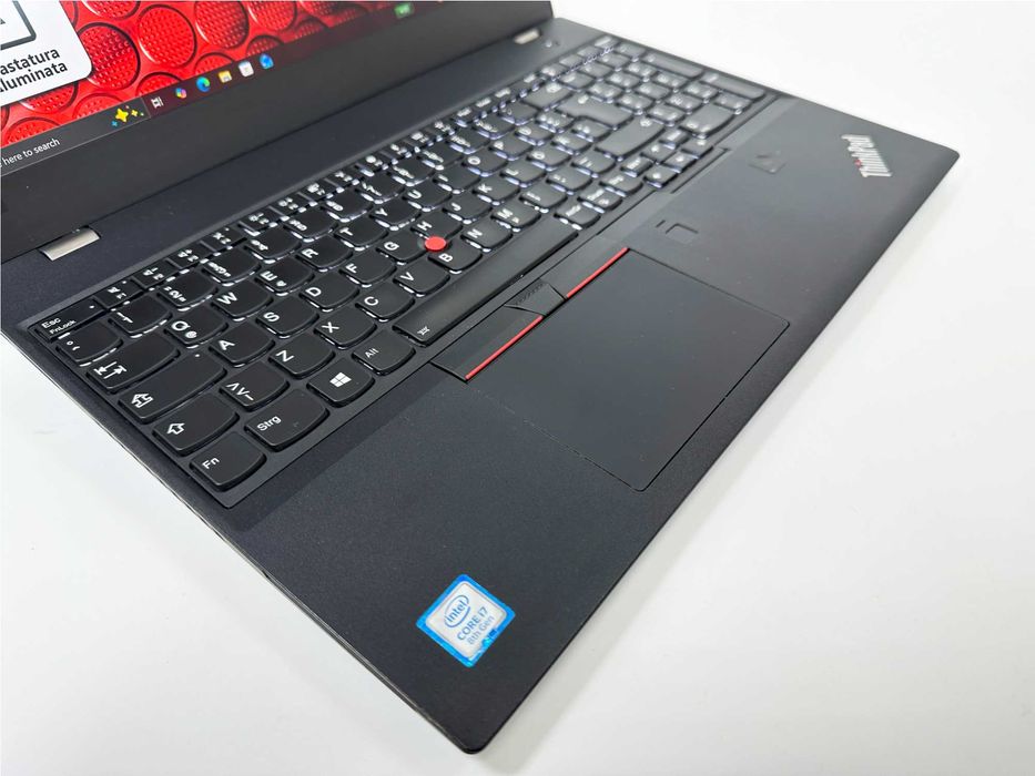 Laptop Lenovo T580 i7 16gb ram 256gb ssd 15.6" Nvidia 4K Garantie 1 an