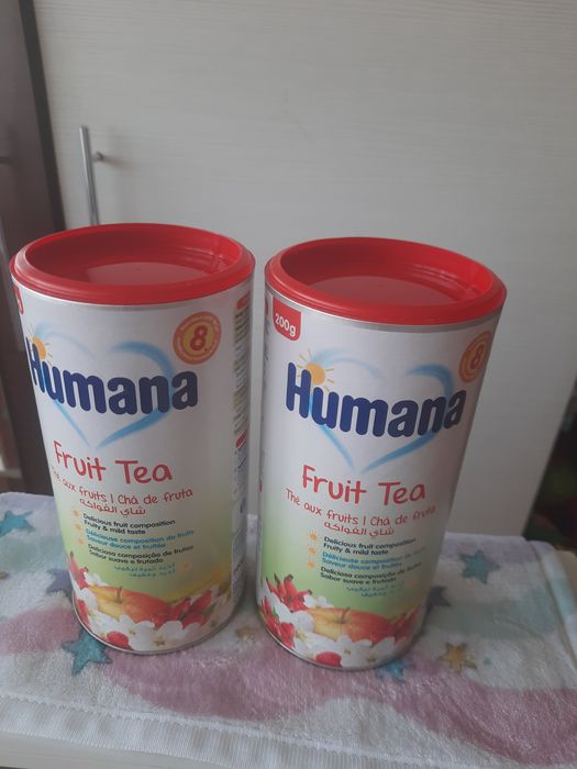 Ceai de fructe Humana instantaneu sugari copii