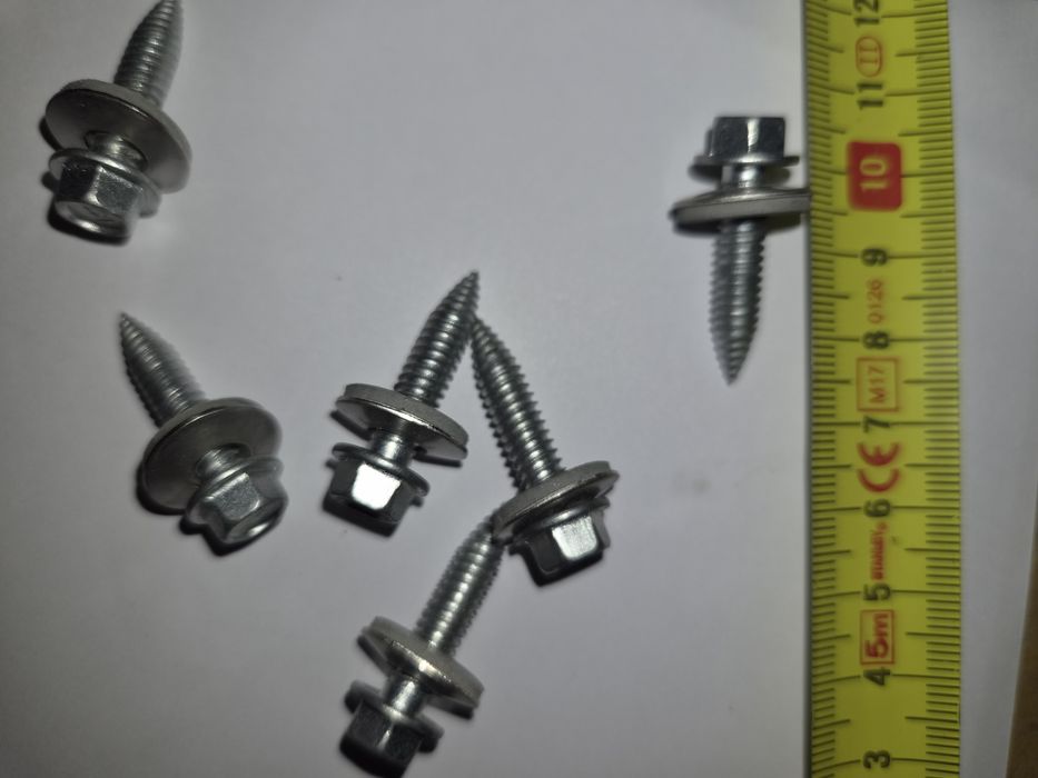 Surub autofiletant (solare) cap hexagonal 6,0x 25 ZA SW 8 - Bimetal
+ Saiba Inox/EPDM Ø16mm