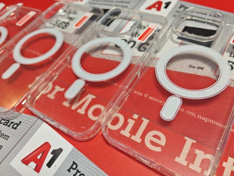 Iphone 16,16+,16 Pro,16 Pro Max  Acrylic Magsafe  прозрачен