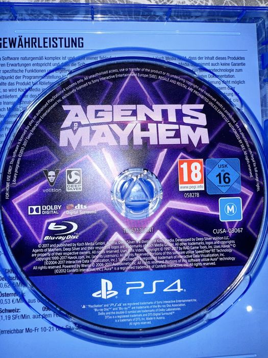 Agents Of Mayhem PS4