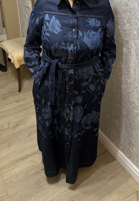 Джинсовое платье