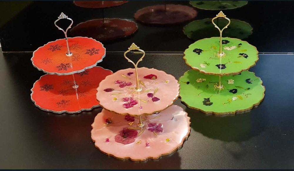 Platou supraetajat din rasina epoxidica, diferite marimi.