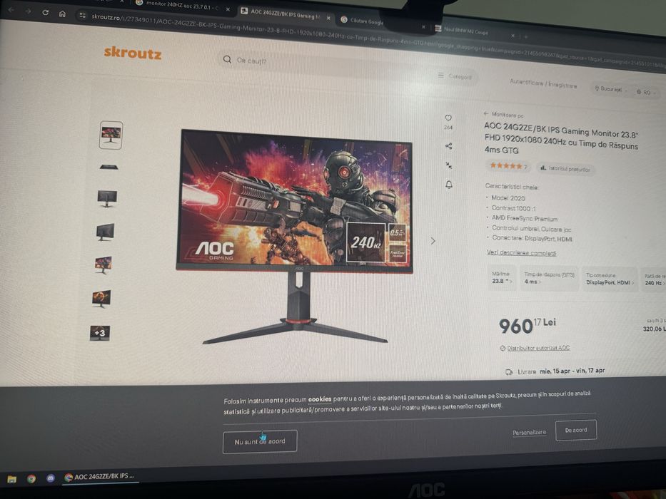 Vand monitor 240hz 23.8