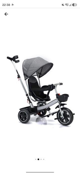 Tricicleta 3 in 1 cu scaun rotativ