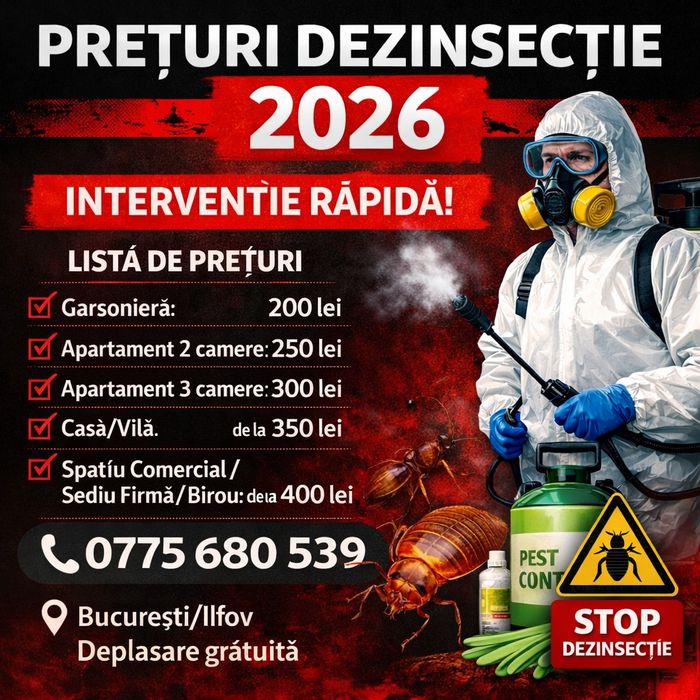 Dezinsectie Plosnite Gandaci