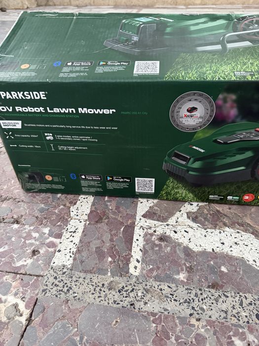 Акумолаторна касачка робот Parkside