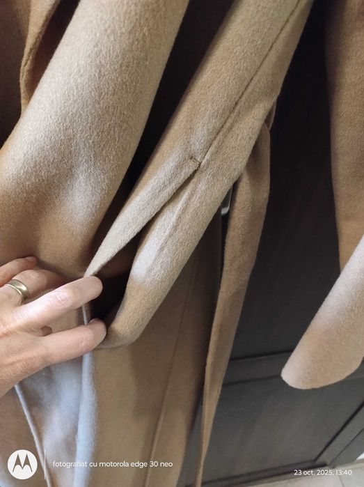 Palton mix cu lana și acrilic cu, M/L, nou