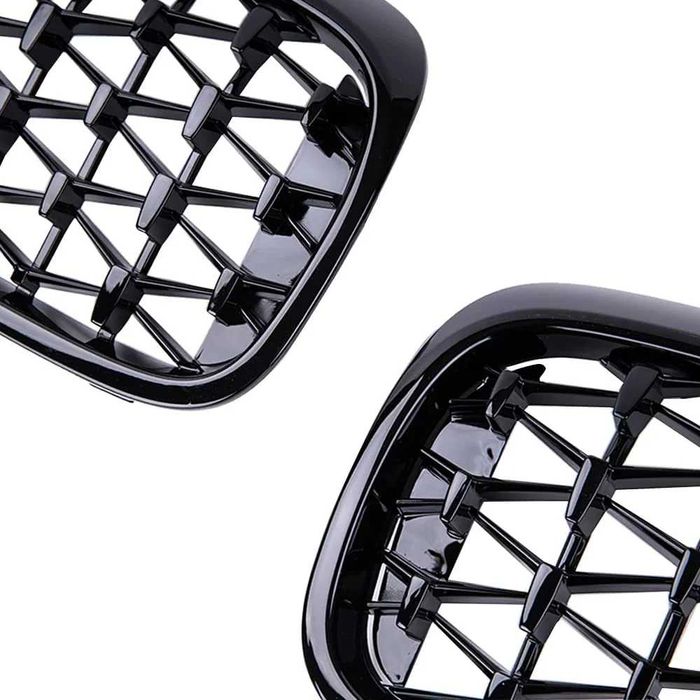 Grile Grila Diamond Nari M Duble BMW G30 G31 2017-2020, Negru Lucios