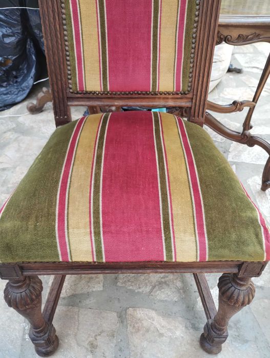 маса с 3 стола -ранен барок