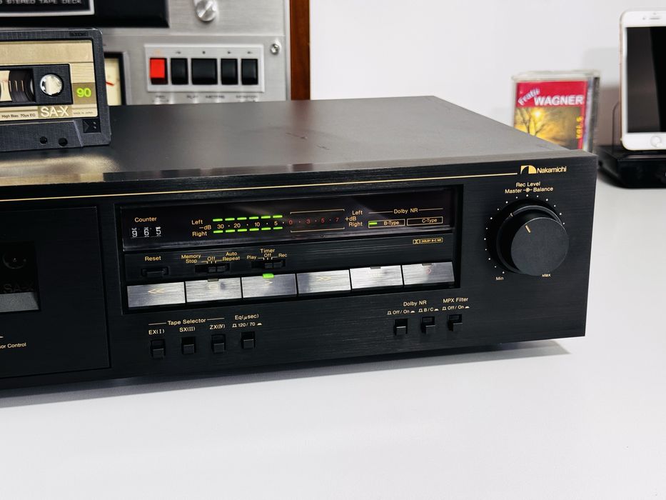 Deck NAKAMICHI CR-1E 2 Head , Eq 120/70,dolby/Mpx,sunet calitativ