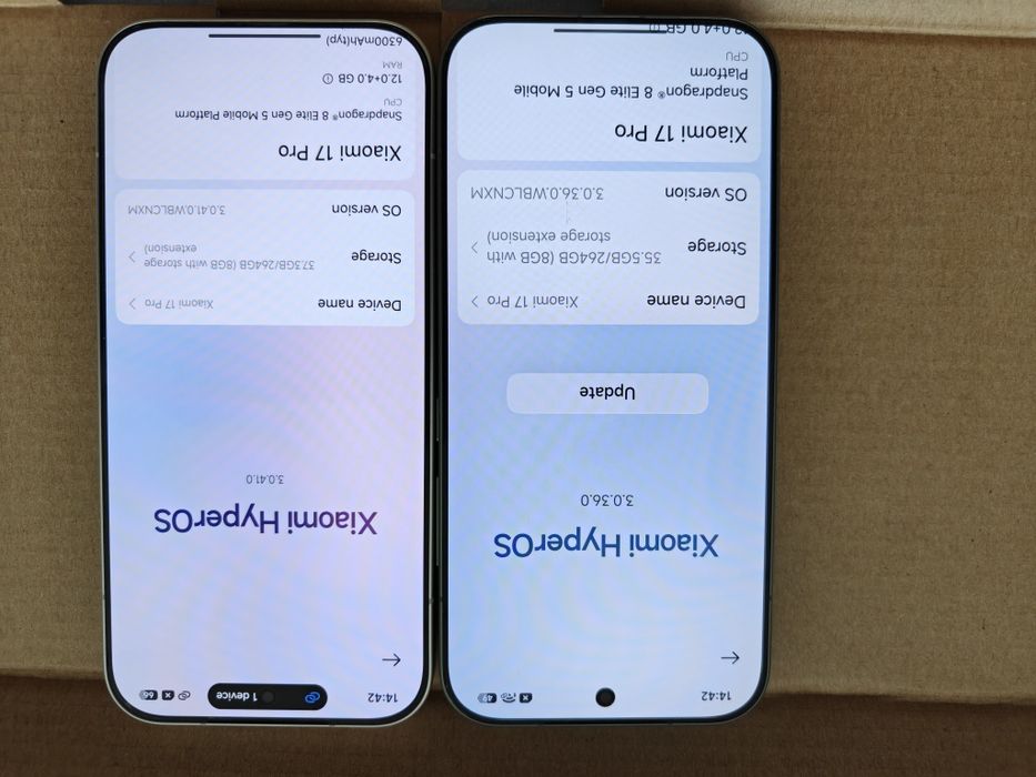 Нови Xiaomi 17 Pro 12/256GB бял и зелен (за половинки)