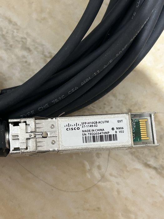 Cisco SFP-H10GB,Cablu SFP+ Cisco SFP-H10GB-CU5M /CU7M/CU3M,transceiver