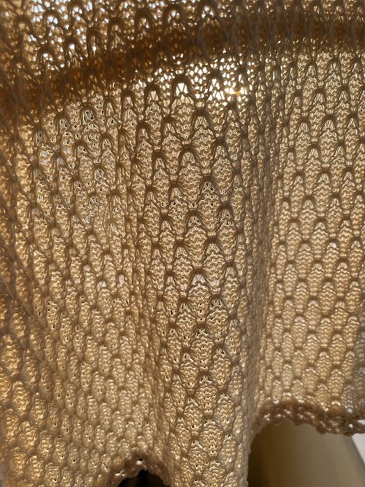 Colectie costum vintage dama macrame lucrat manual