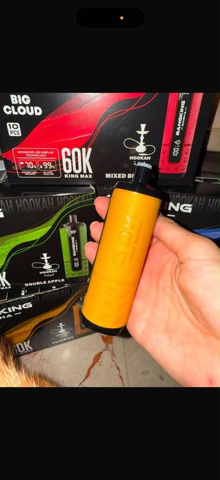 Vape 60.000 Puffs Shisha Abur Mult Reincarcabil Display