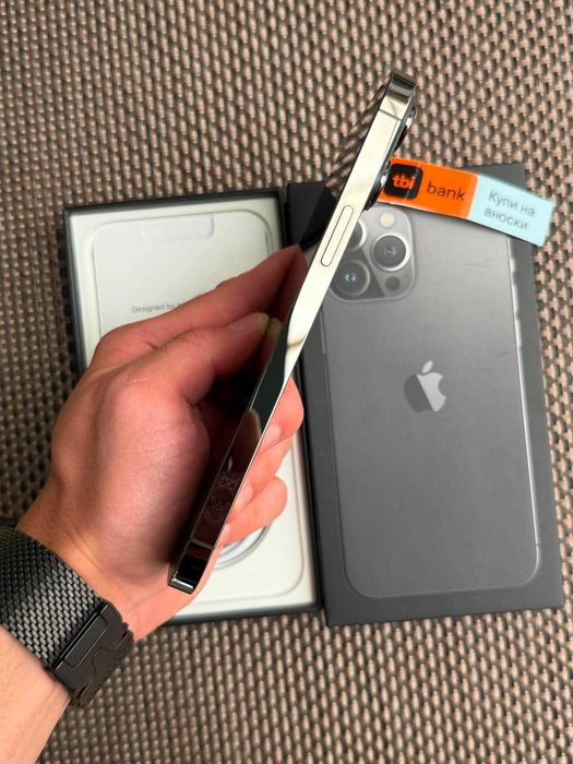 КАТО НОВ! 100% Батерия iPhone 13 Pro max Лизинг от 17€/мес / Graphite 128Gb
