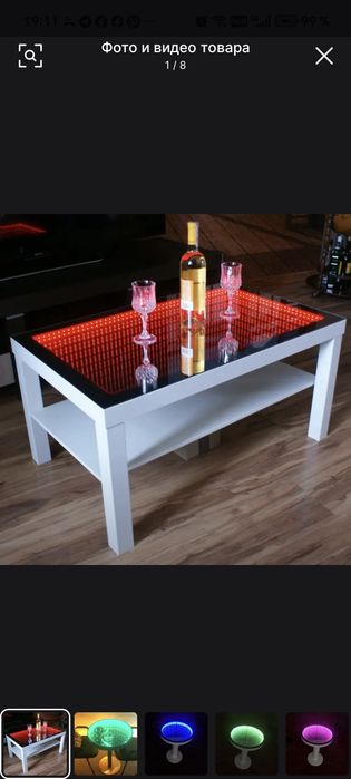 3D ПАНО и столы стулья барные стойки столешницы с эфектом бесконечност