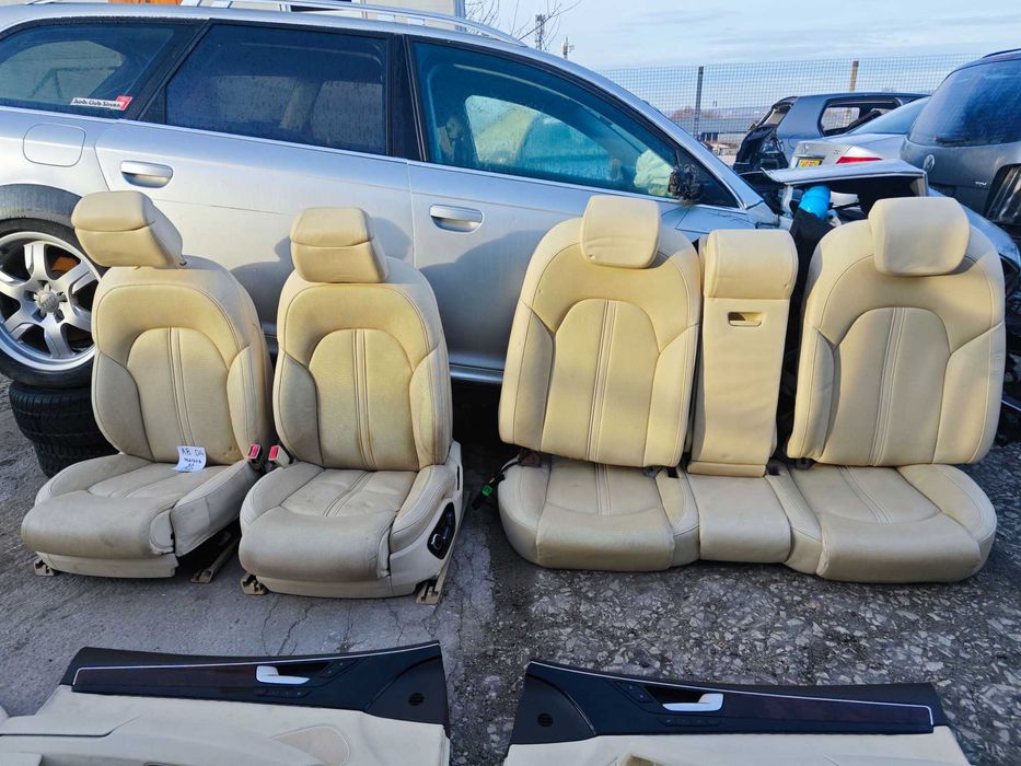 Кожени седалки Audi A8 D4 подгрев ЕЛ салон Ауди Н39