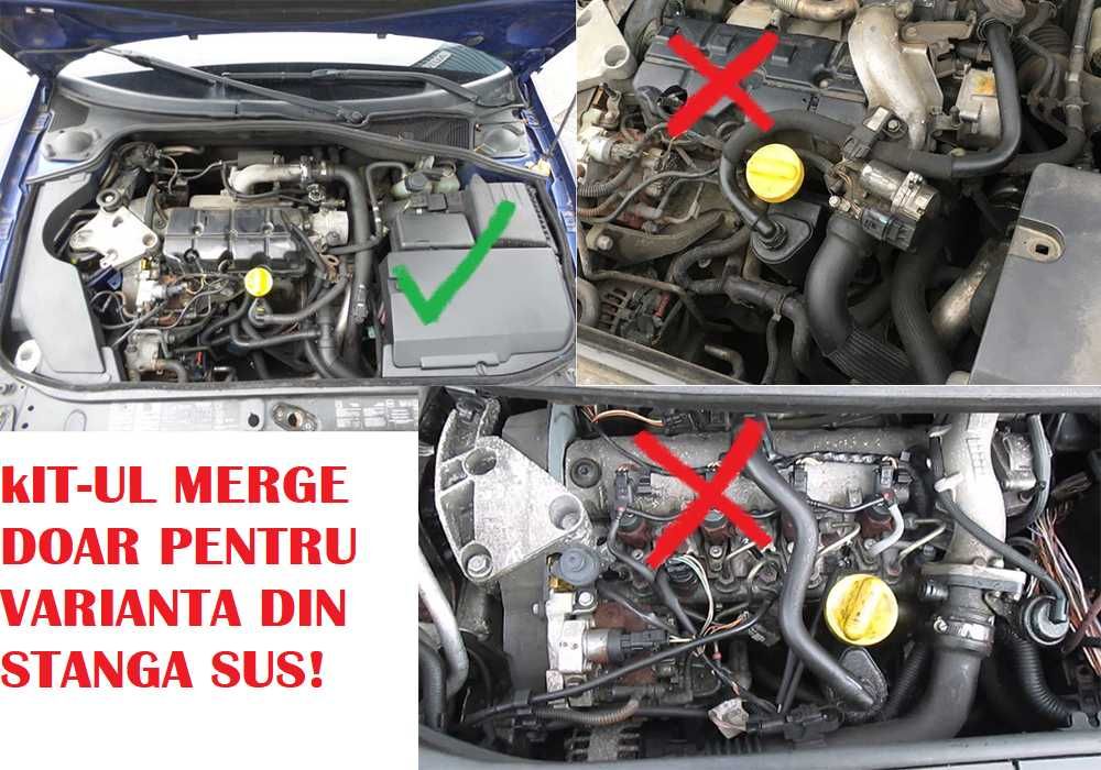 Kit Reparatie Furtun Turbo Intercooler EGR Renault Laguna 2 1.9 DCI