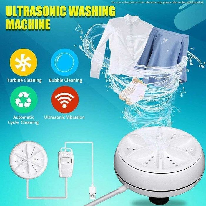Ултразвукова мини пералня Ultrasonic Turbine Wash