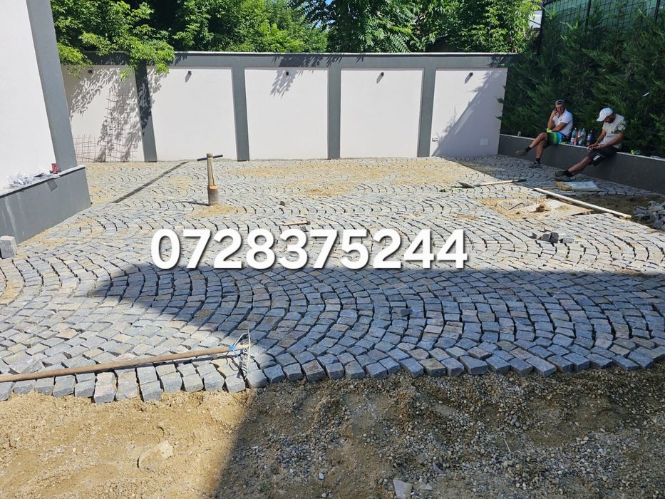 Piatră cubică transport și montaj