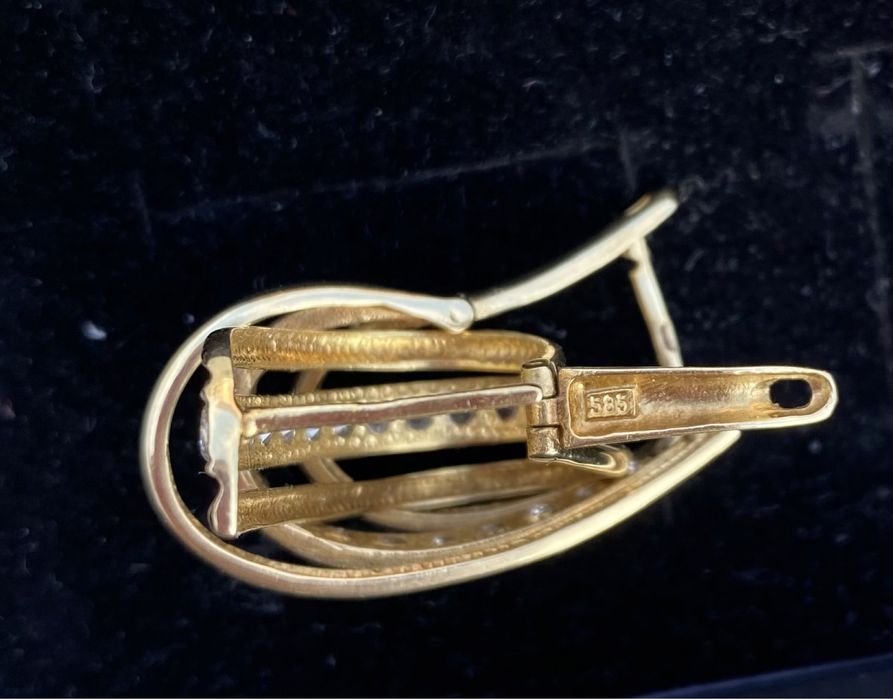 Vând cercei aur 14k