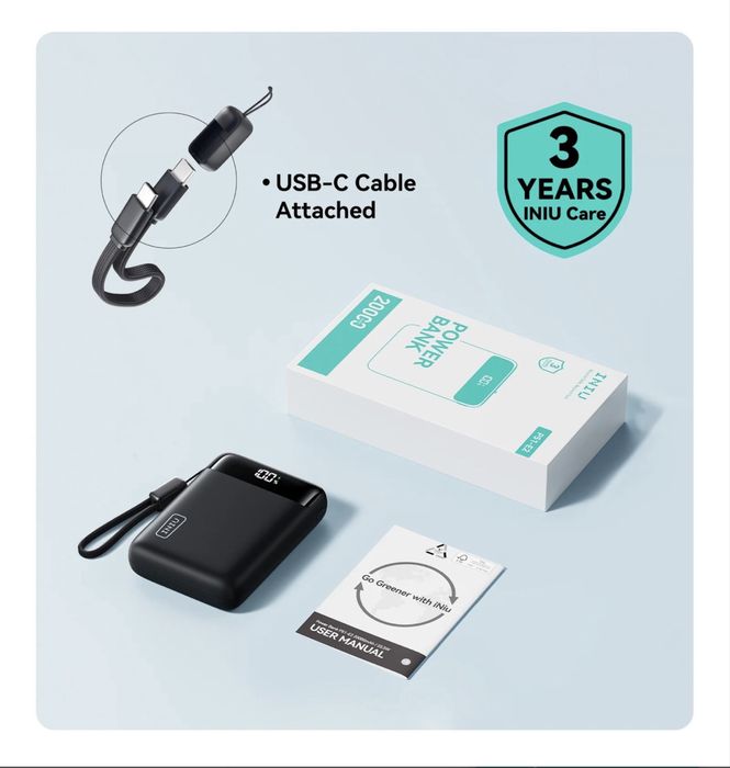 Baterie externă/Power bank INIU P51-E2 22.5W , 20000 mAh