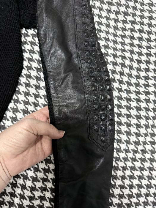 Кожанная водолазка