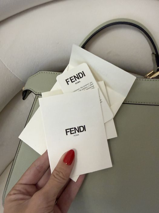 Geanta Fendi verde menta