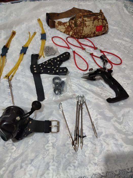 Профессиональная охотничья рогатка – комплект для рыбалки и стрельбы п