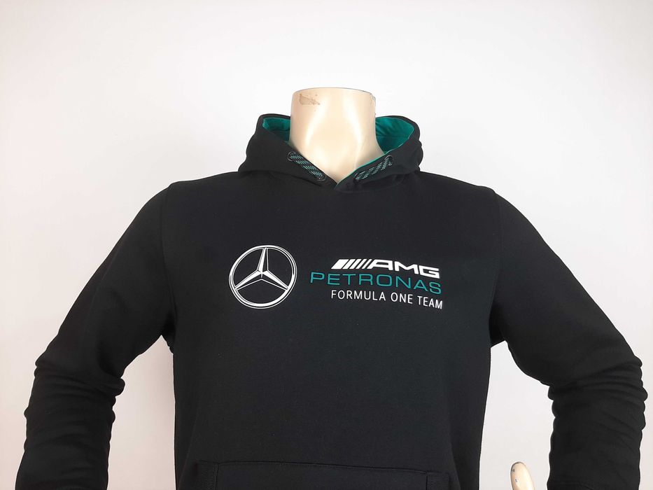 Mercedes AMG F1 Logo Hoodie - Оригинален суитшърт размер L
