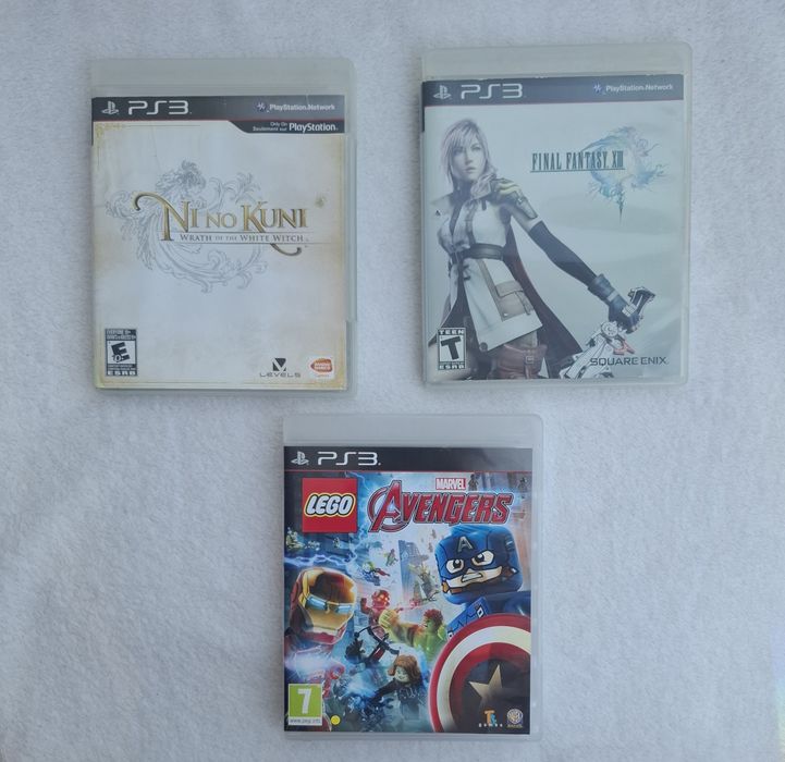 Jocuri PlayStation 3 (PS3) - Ni No Kuni, Final Fantasy XIII, LEGO Marvel Avengers