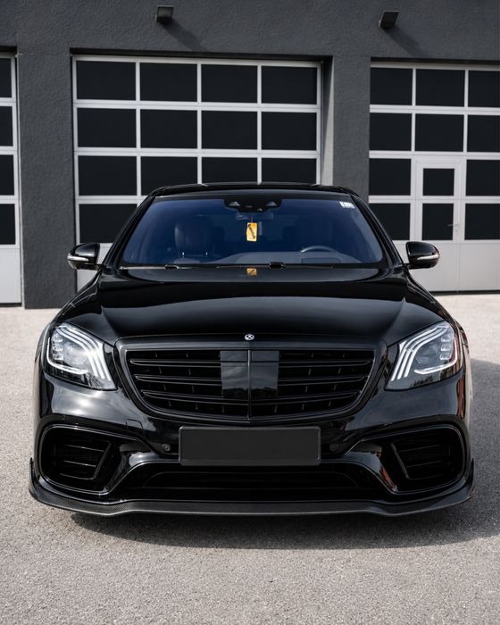 Черна решетка Mercedes S-Class W222 AMG-Line/S63AMG (2014-2020)