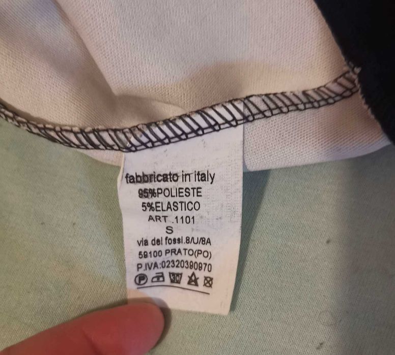 Rochie 36/S, eleganta, de gala, gri cu negru - Made in Italy