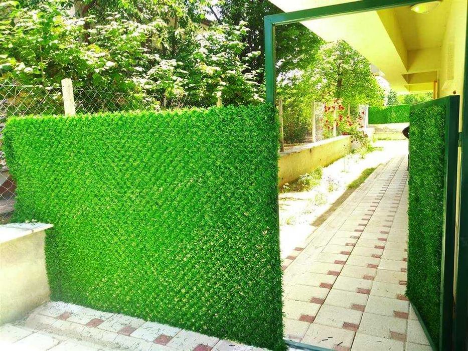 Зелена мрежа от изкуствена трева | Най-добра цена!