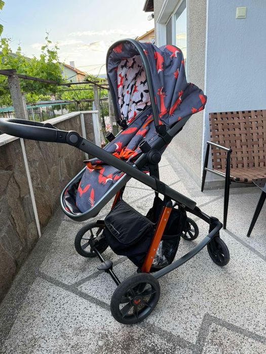 Комбинирана бебешка количка с лисица 3в1 Cosatto