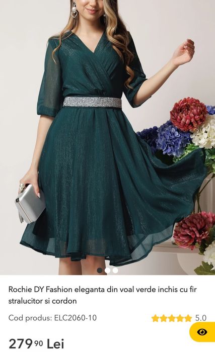 Rochie eleganta, avantajeaza siluata