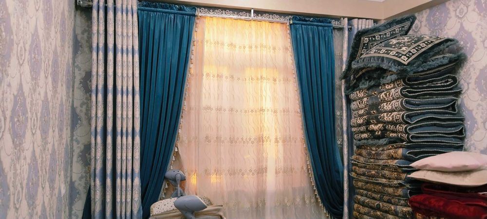 Янги парда 1 йил хам булгани йук тикилиб илинганига