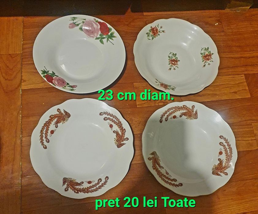 Farfurii portelan cu semnatura