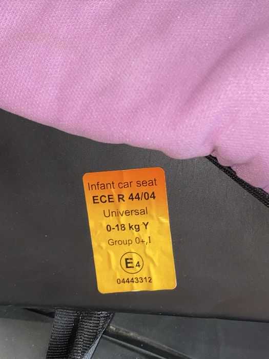Scăunel auto pentru copii Bertoni (0-18 kg) – Roz