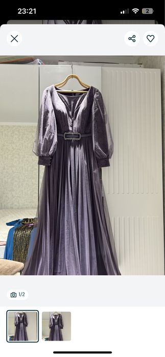 вечернее платье черный