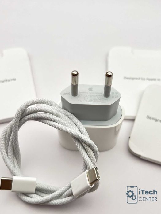 ОРИГИНАЛНО type C към type C зарядно за iPhone, 20W, КОМПЛЕКТ!
