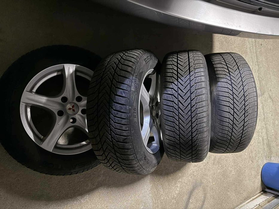 Алуминиеви джанти 16" 5x114.3 със зимни гуми 215/60/16