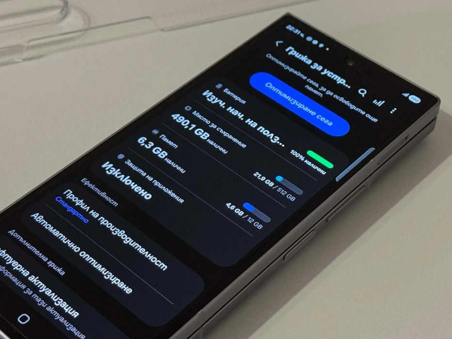 Бартер! Като НОВ! Galaxy Z Fold 6 512/12GB Silver Shadow (Сив)
