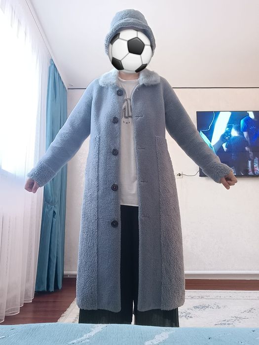 Дублёнка с шапкой