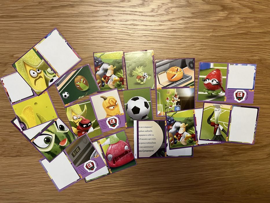 Стикери от албуми, карти, тазота - животни, рекорди и други