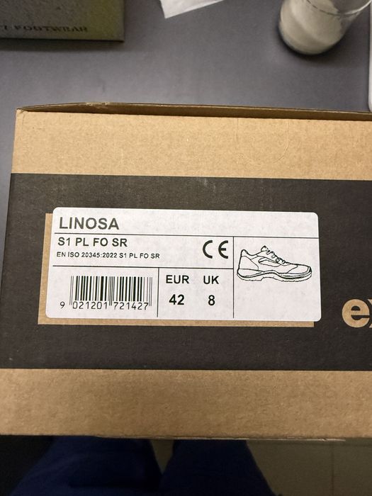 Pantofi Linosa S1P LFO SR pantofi de protectie din piele intoarsa 42