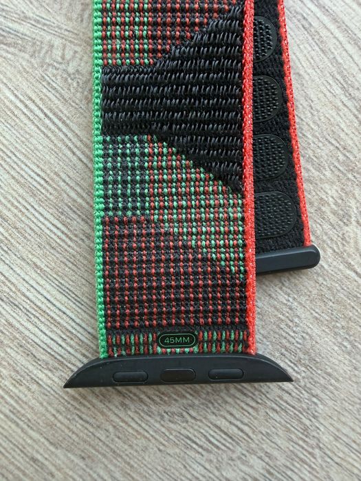 Curea originală Apple Watch Black Unity Sport Loop 45mm stare perfectă
