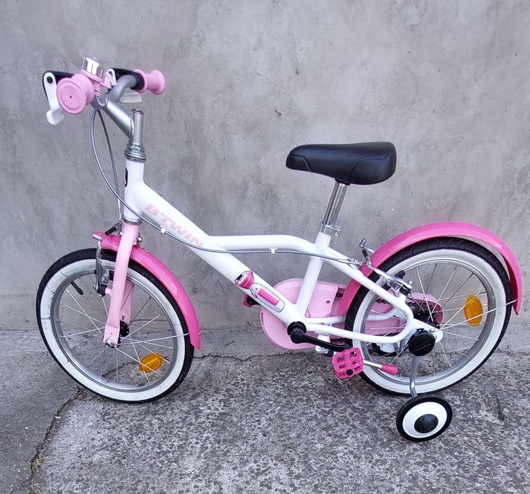 Bicicletă de copii B ' TWIN cadru din oțel pe 16 inchi