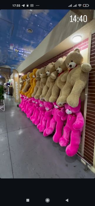 Teddy Teddi Mandarin buket Kapalakli gul buket Из бабочек букет
